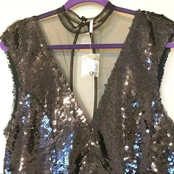 Free People Sequin Dress. - Picture 3 of 6